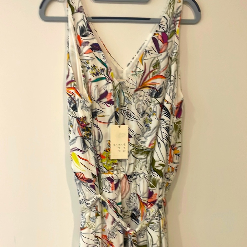 White print dress